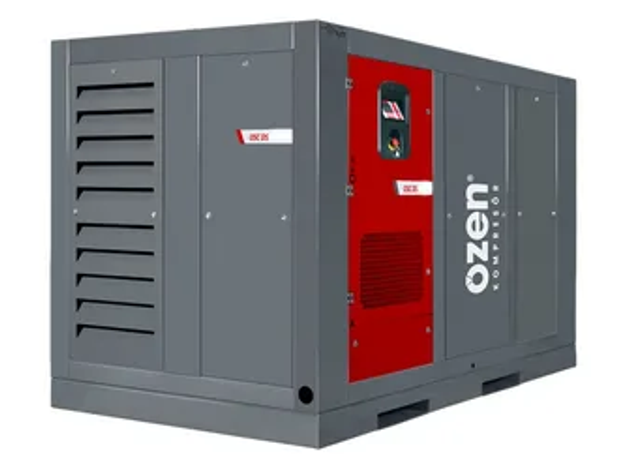 Компрессоры Özen Kompresor: стационарные винтовые маслосмазываемые EN и OSC для цеховых помещений с ременным приводом в диапазоне мощностей от 30 до 315 кВт
